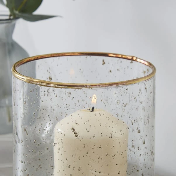 Recycled Glass Hurricane Candle Holder 4 Recycled Glass Hurricane Candle Holder - Image 2