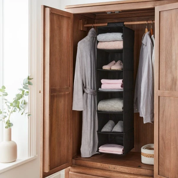 Fabric Hanging Organiser 6 Fabric Hanging Organiser - Image 4