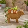 Highland Cow Plant Stand 2 Highland Cow Plant Stand -Home Luxe Studio 30866974