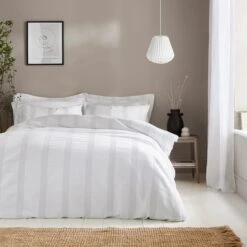 Bamburgh Waffle Duvet Cover & Pillowcase Set -Home Luxe Studio 30867025 alt02