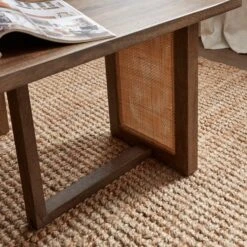 Mila 2-3 Seater Dining Bench, Mango Wood 12 Mila 2-3 Seater Dining Bench, Mango Wood -Home Luxe Studio 30867330 alt04