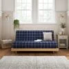 Mito Window Pane Check Double Futon 1 Mito Window Pane Check Double Futon -Home Luxe Studio 30867513
