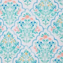 Heart And Soul Scallop Floral Cotton Towel -Home Luxe Studio 30867888 alt02