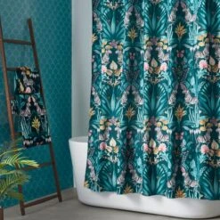 Utopia Dream Teal Shower Curtain