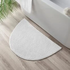 Mini Bobble Semi Circle Bath Mat 29 Mini Bobble Semi Circle Bath Mat -Home Luxe Studio 30867976