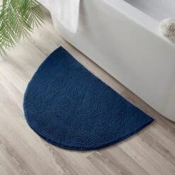 Mini Bobble Semi Circle Bath Mat 26 Mini Bobble Semi Circle Bath Mat -Home Luxe Studio 30867980
