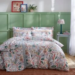 Heart And Soul Ayva Floral Duvet Cover & Pillowcase Set