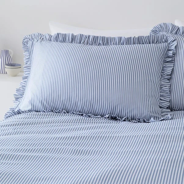 Hampton Frill Duvet Cover & Pillowcase Set 6 Hampton Frill Duvet Cover & Pillowcase Set - Image 4