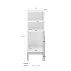 Odell Single Door Bathroom Cabinet 13 Odell Single Door Bathroom Cabinet -Home Luxe Studio 30869862 alt09