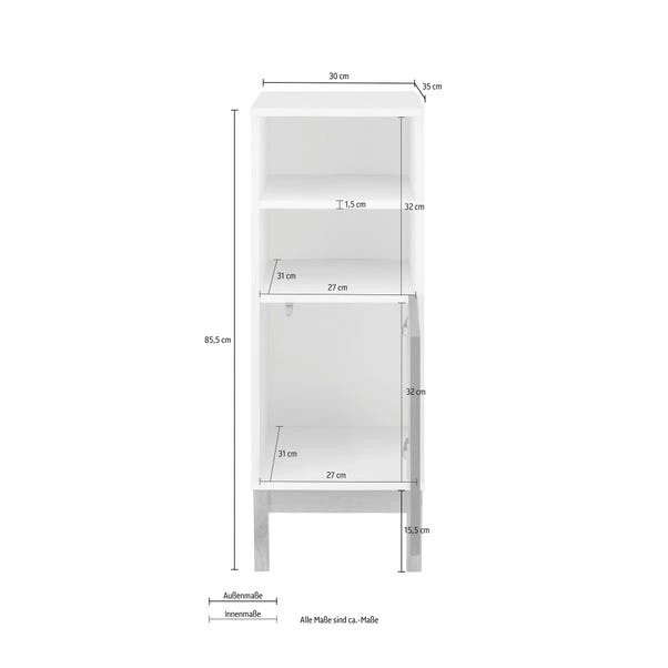 Odell Single Door Bathroom Cabinet 8 Odell Single Door Bathroom Cabinet - Image 6