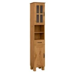 Harlow Oak Effect Tallboy Storage Unit 8 Harlow Oak Effect Tallboy Storage Unit -Home Luxe Studio 30869865 alt02