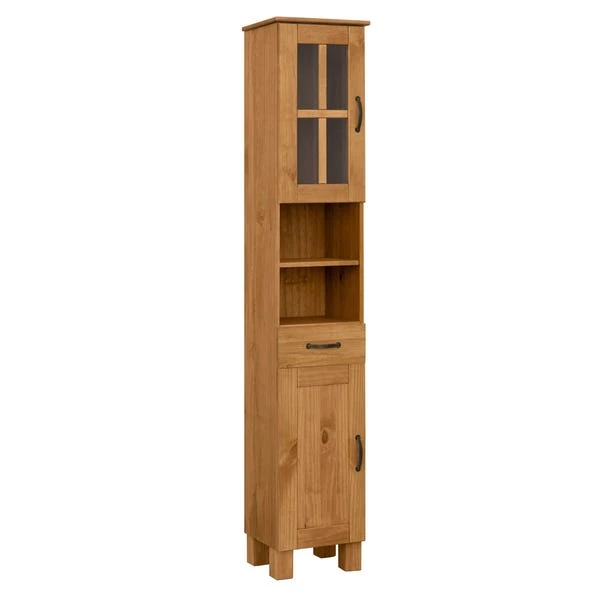 Harlow Oak Effect Tallboy Storage Unit 5 Harlow Oak Effect Tallboy Storage Unit - Image 3