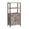 Colton Tall Bathroom Unit, Concrete Effect