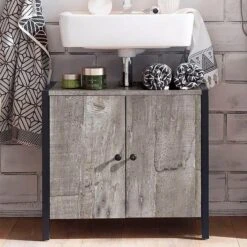 Colton Undersink Unit, Concrete Effect -Home Luxe Studio 30869870 alt02