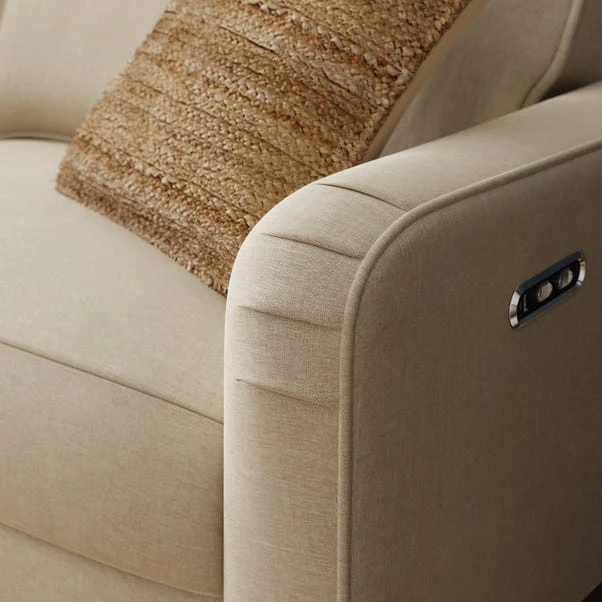 Beatrice Luna Fabric Natural Power Recliner 2 Seater Sofa 6 Beatrice Luna Fabric Natural Power Recliner 2 Seater Sofa - Image 4