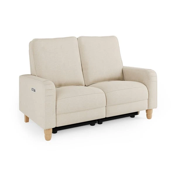 Beatrice Luna Fabric Natural Power Recliner 2 Seater Sofa 9 Beatrice Luna Fabric Natural Power Recliner 2 Seater Sofa - Image 7