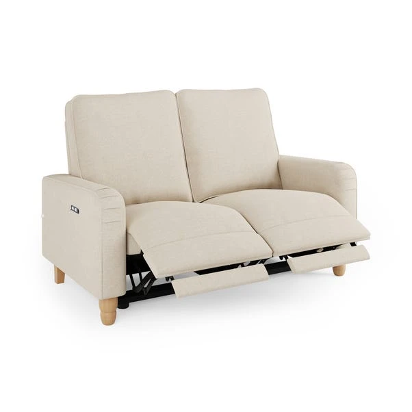 Beatrice Luna Fabric Natural Power Recliner 2 Seater Sofa 10 Beatrice Luna Fabric Natural Power Recliner 2 Seater Sofa - Image 8