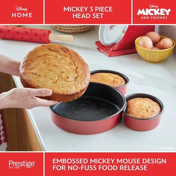 Prestige Bake With Mickey Cake Bakeware Set 5 Prestige Bake With Mickey Cake Bakeware Set - Image 3