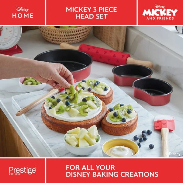 Prestige Bake With Mickey Cake Bakeware Set 6 Prestige Bake With Mickey Cake Bakeware Set - Image 4