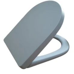 Thermoplast Dove Grey Soft Close D Shape Toilet Seat 7 Thermoplast Dove Grey Soft Close D Shape Toilet Seat -Home Luxe Studio 30870602 alt03