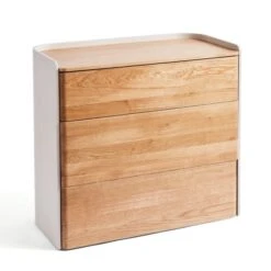 Reggie 3 Drawer Chest, Oak Effect -Home Luxe Studio 30871518 alt08
