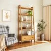 Churchgate Walton Ladder Bookcase, Oak