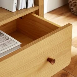 Churchgate Walton Ladder Bookcase, Oak 11 Churchgate Walton Ladder Bookcase, Oak -Home Luxe Studio 30871587 alt02