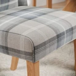 Oswald Set Of 2 Dining Chairs, Country Check -Home Luxe Studio 30872516 alt03