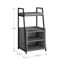 Fulton Bathroom Storage Cabinet, Pine Effect -Home Luxe Studio 30873181 alt09