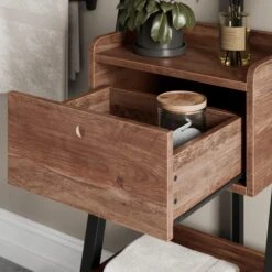 Fulton Bathroom Ladder Shelf, Pine Effect -Home Luxe Studio 30873186 alt04