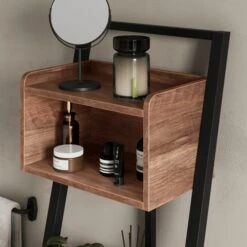 Fulton Bathroom Ladder Shelf, Pine Effect -Home Luxe Studio 30873186 alt05