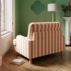 Beatrice Woven Stripe Snuggle Chair -Home Luxe Studio 30873458 alt04