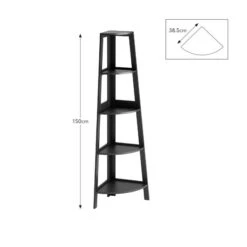 Nautical Corner Ladder Shelving Unit 29 Nautical Corner Ladder Shelving Unit -Home Luxe Studio 30873461 alt09