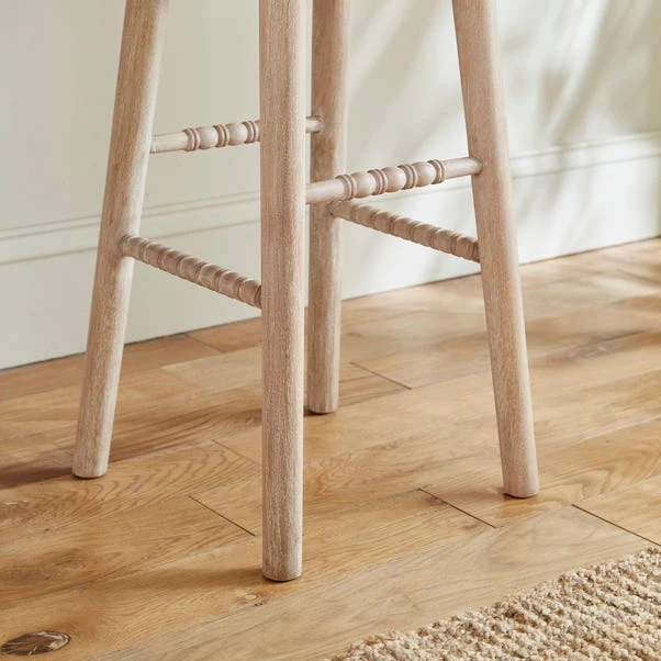 Adora Bar Stool, Mango Wood 7 Adora Bar Stool, Mango Wood - Image 5