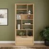 Hardy Slim Bookcase With Drawer, Oak Effect -Home Luxe Studio 30874180