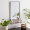 London Rectangle Wall Mirror With Shelf 2 London Rectangle Wall Mirror With Shelf -Home Luxe Studio 30876103