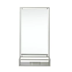 London Rectangle Wall Mirror With Shelf 9 London Rectangle Wall Mirror With Shelf -Home Luxe Studio 30876103 alt02