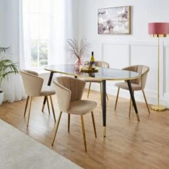 Kendall Dining Chair, Velvet 37 Kendall Dining Chair, Velvet -Home Luxe Studio 30876319 alt01