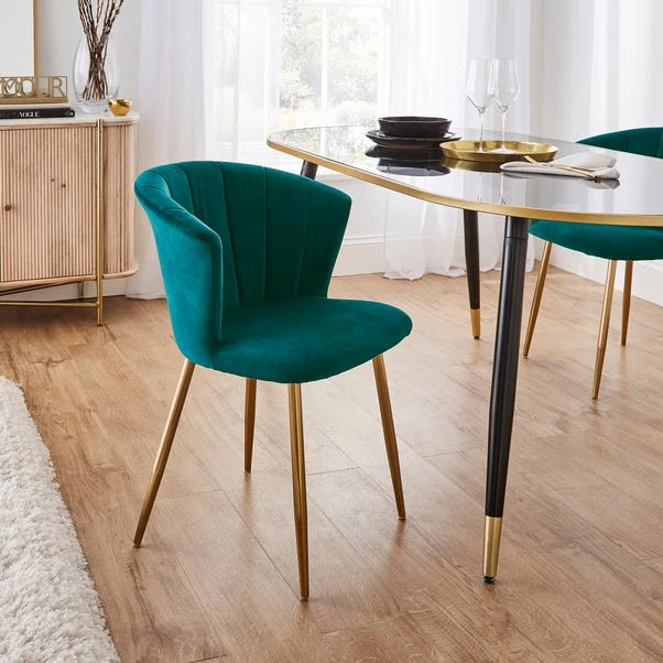 Kendall Dining Chair, Velvet 11 Kendall Dining Chair, Velvet - Image 9