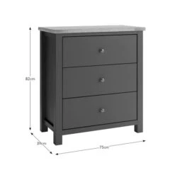 Olney 3 Drawer Chest 28 Olney 3 Drawer Chest -Home Luxe Studio 30876368 alt09
