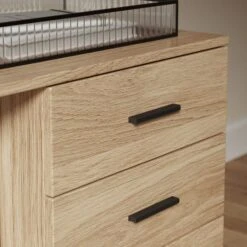 Edison Storage Cabinet, Oak Effect 11 Edison Storage Cabinet, Oak Effect -Home Luxe Studio 30876388 alt03
