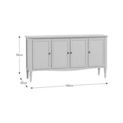 Ariella Large Sideboard, Warm Stone 15 Ariella Large Sideboard, Warm Stone -Home Luxe Studio 30876512 alt09