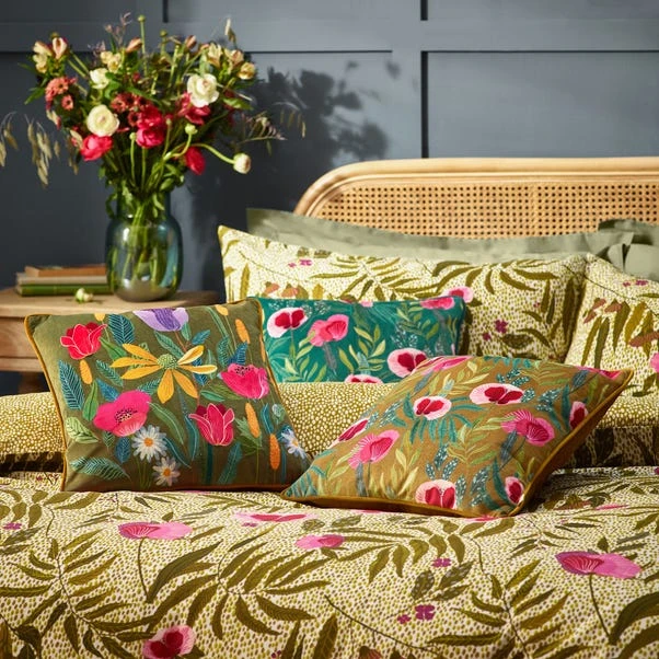 Wylder Nature House Of Bloom Poppy Duvet Cover & Pillowcase Set 7 Wylder Nature House Of Bloom Poppy Duvet Cover & Pillowcase Set - Image 5