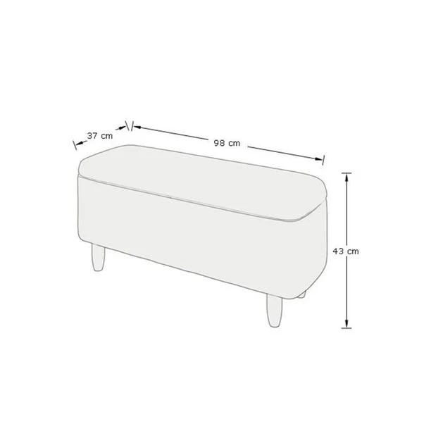 Florence End Of Bed Storage Ottoman 8 Florence End Of Bed Storage Ottoman - Image 6