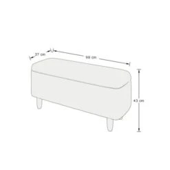 Florence End Of Bed Storage Ottoman 17 Florence End Of Bed Storage Ottoman -Home Luxe Studio 30876932 alt09
