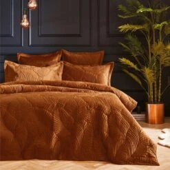 Paoletti Palmeria Embroidered Reversible Duvet Cover & Pillowcase Set 34 Paoletti Palmeria Embroidered Reversible Duvet Cover & Pillowcase Set -Home Luxe Studio 30876947