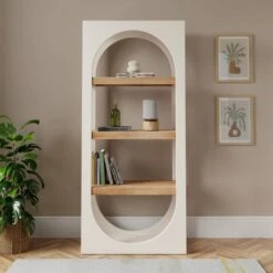 Albourne Tall Bookcase, Oak Effect 20 Albourne Tall Bookcase, Oak Effect -Home Luxe Studio 30877183