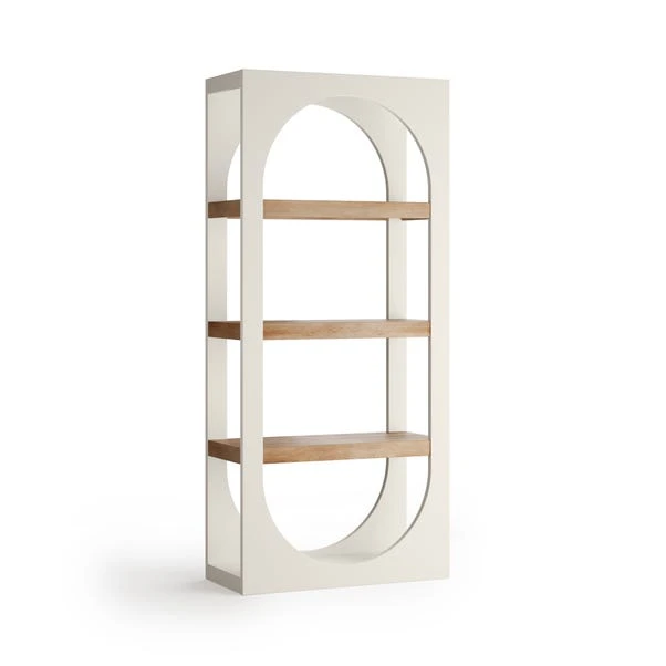 Albourne Tall Bookcase, Oak Effect 13 Albourne Tall Bookcase, Oak Effect - Image 11