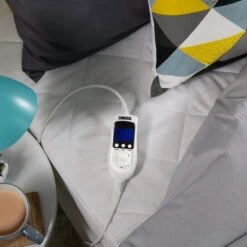 Zanussi Washable Electric Blanket Mattress Protector With Fitted Skirt 12 Zanussi Washable Electric Blanket Mattress Protector With Fitted Skirt -Home Luxe Studio 30877313 alt03