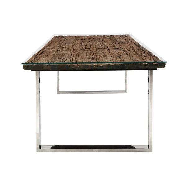 Indus Valley Railway Sleeper 8 Seater Dining Table 7 Indus Valley Railway Sleeper 8 Seater Dining Table - Image 5